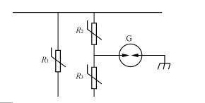 Application of gas discharge tube and varistor