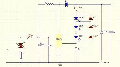 LED overvoltage and overcurrent protection scheme