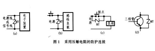 壓敏電阻的應用