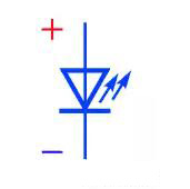 Light emitting diode circuit symbol