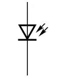 Photodiode circuit symbol