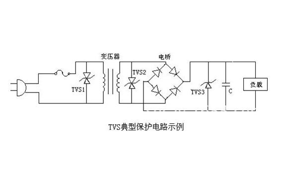 TVS典型保護電路示例