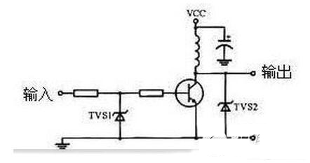 Figure 4 TVS diode for transistor circuit protection