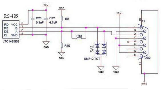 igure 7 communication port protection circuit