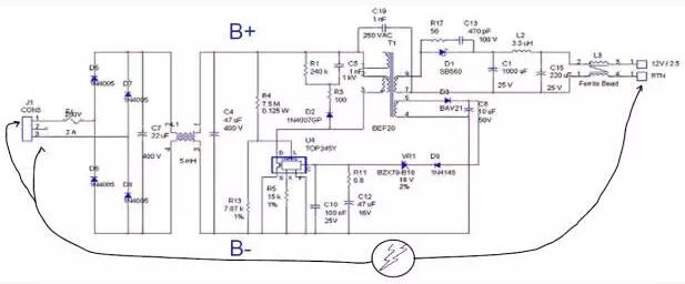 Typical lightning stroke tests and Countermeasures