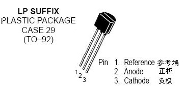 TO92 package pin diagram