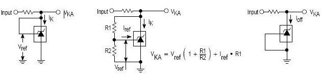 　　圖6 測試電路VKA = Vref       圖7 測試電路VKA > Vref                       圖8  測試電路for Ioff