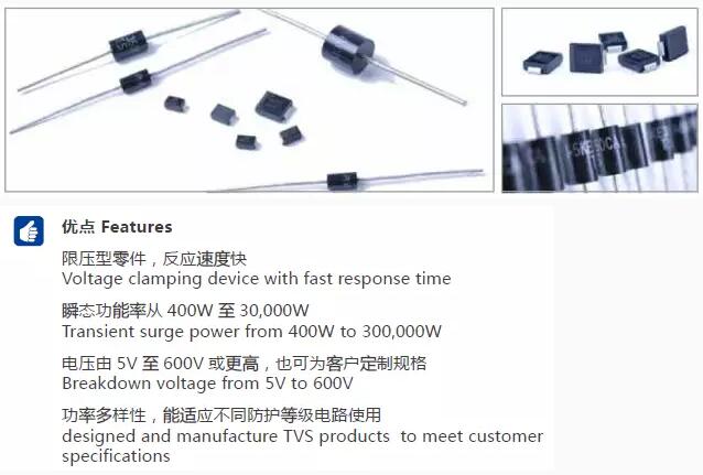 TVS transient suppression diode